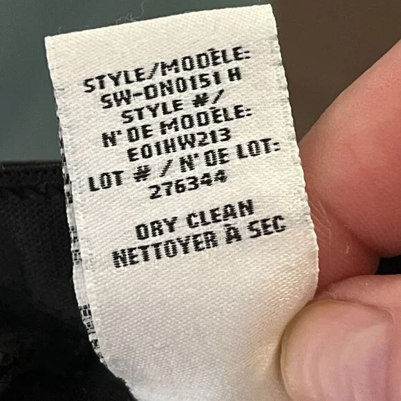 Helmut Lang Legging LBack Pull On Coated Black Skinny Pant Size 27 - Picture 10 of 10